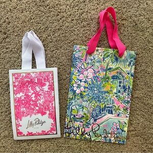 Set of 2 small Lilly Pulitzer gift bags
